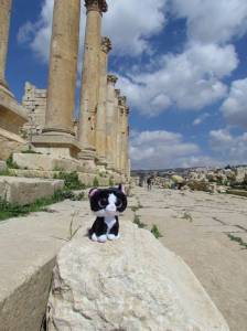 Ancient roman ruins in Jerash