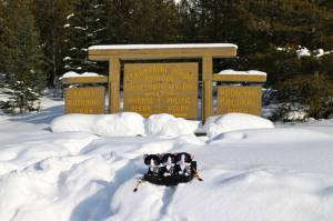 Lots of snow at the Great Divide!