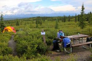 We have arrived at Wonder Lake campground! (Denali)