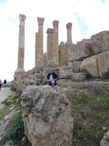 Hanging out at the temple of Zeus