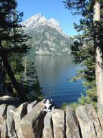 Minion Rachel Lynn visits Grand Teton National Park in Wyoming, USA by Wendy Bateson